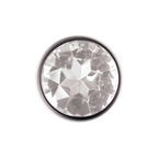 Adam & Eve Clear Gem Anal Plug Medium