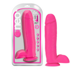 Neo - 11 Inch Dual Density Dildo - Neon Pink