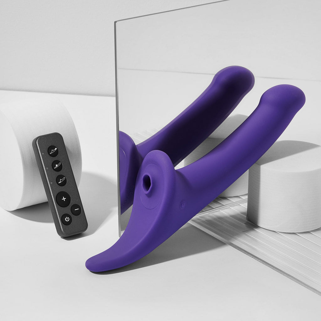 Strap-On-Me Multi Orgasm Dildo - L - Purple