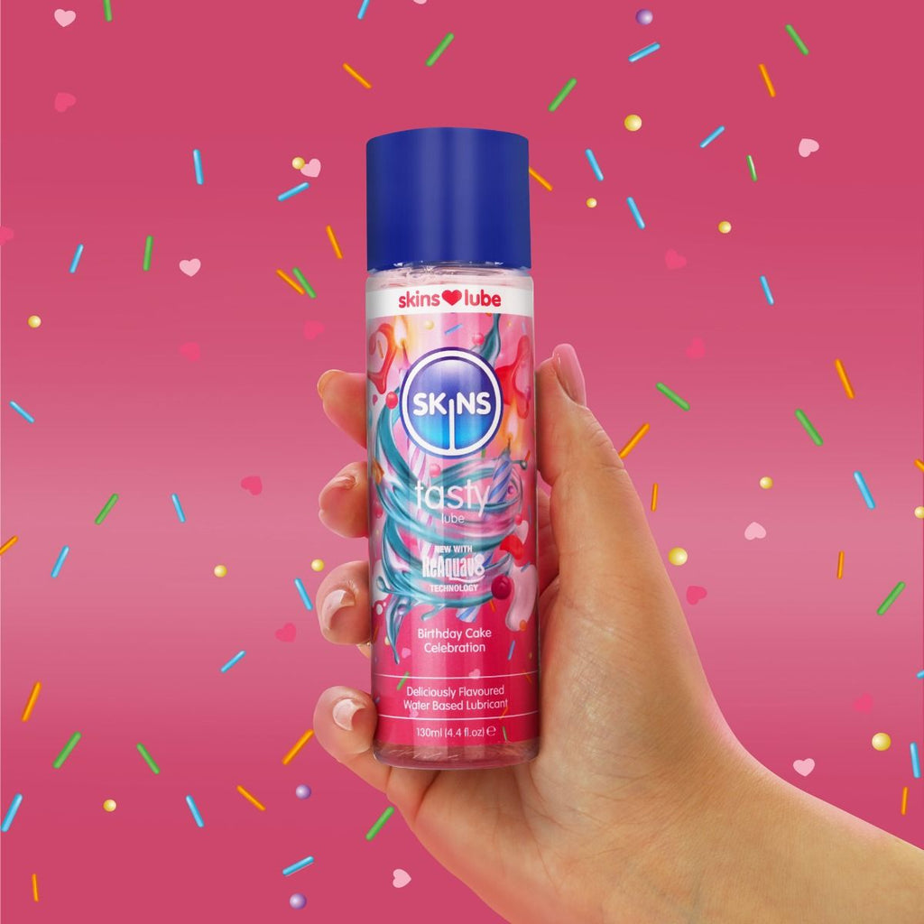 Skins Birthday Cake Water Based Lubricant 4.4 fl oz