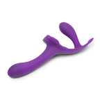 Together Lock-In Vibrating Strap-On Dildo