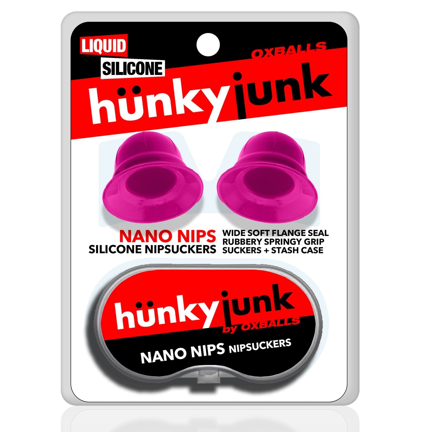 Hunkyjunk Nano Nips Just The Tip Nipple Nubs – Pink Silicone