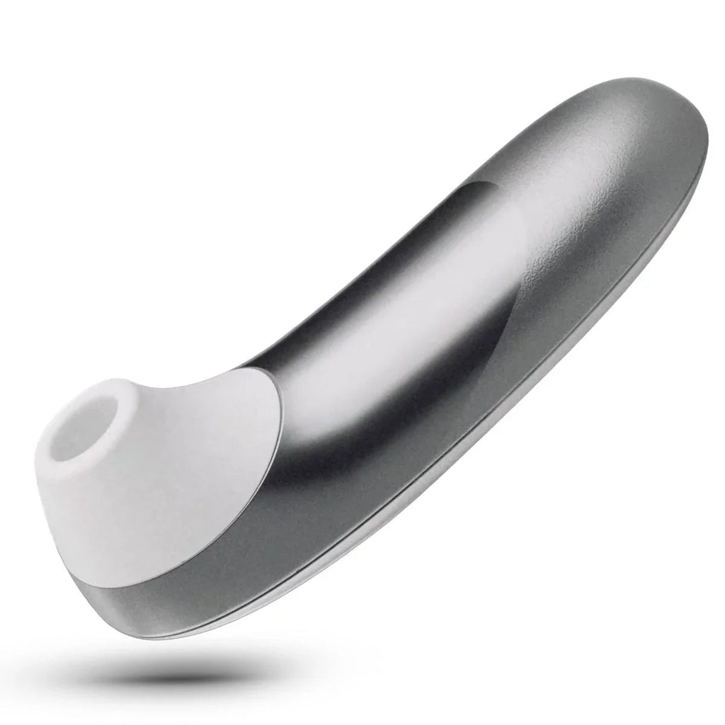 Womanizer Pro Clitoral Stimulator - Silver Gray.