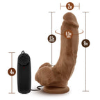 Coverboy - The Boxer - 9" Vibrating Realistic Cock - Mocha