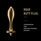 Detachable White Flogger-Tail Plug Kit with Rose-shape Plug