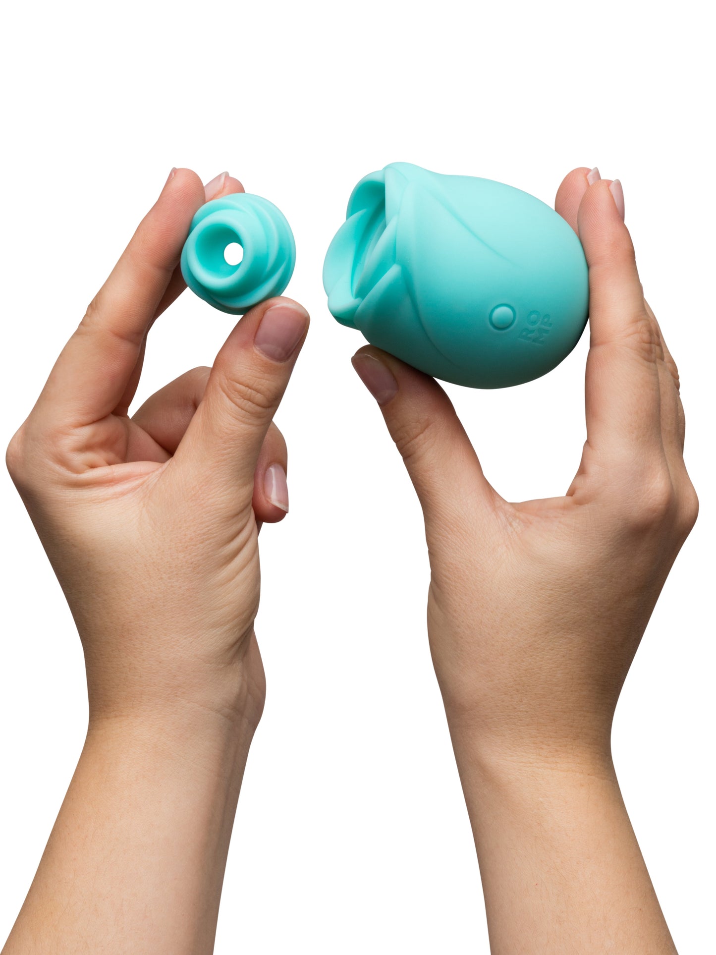 ROMP Rose Glow Clitoral Stimulator (Glow-in-the-Dark Silicone)