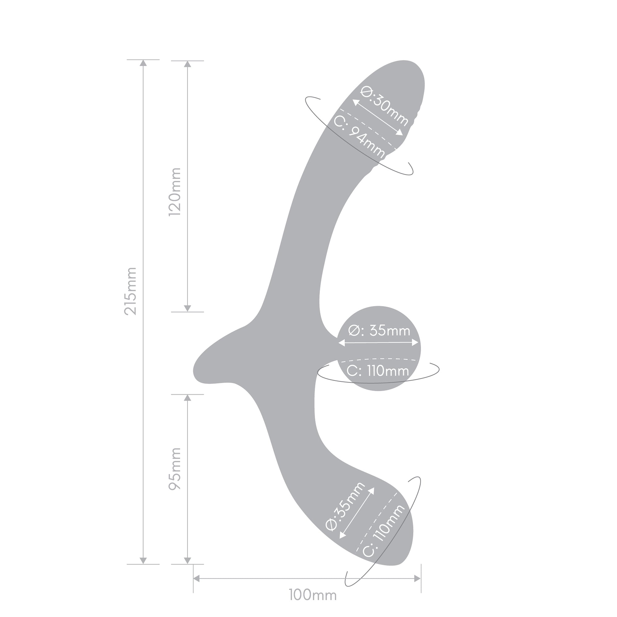Together Toys Double Tap Dual-Ended Vibrator