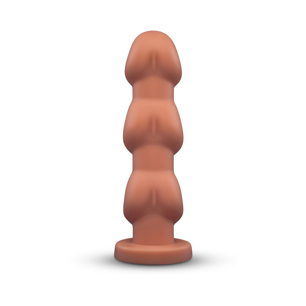 b-Vibe Headz Multi-bulb Dildo With Flared Base- 10.5"