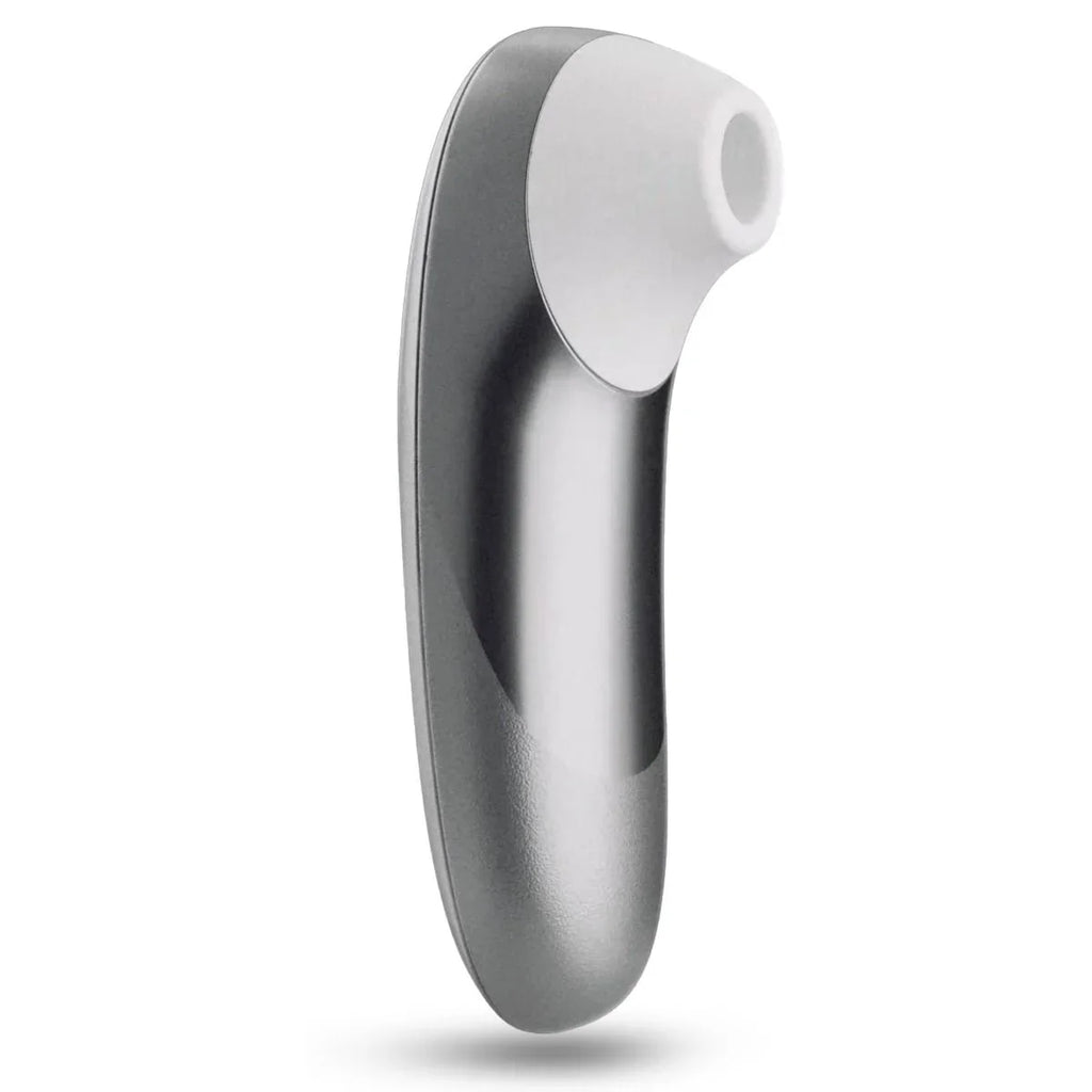 Womanizer Pro Clitoral Stimulator - Silver Gray.