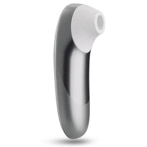 Womanizer Pro Clitoral Stimulator - Silver Gray.