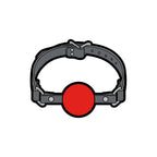 Enamel Pin: Ball Gag Large *