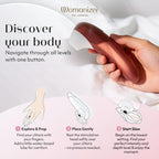 Womanizer Pro Clitoral Stimulator - Bordeaux Red.