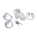 Clear Captor Chastity Cage - Medium