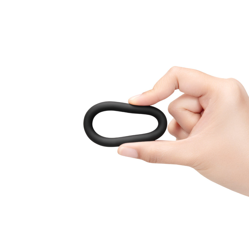 b-Vibe Snug Ring Lite Snug Fit Silicone Cock Ring - 3 Pack