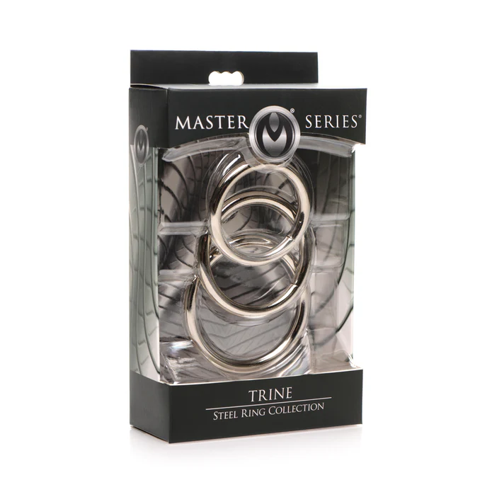 MS Trine Steel Ring Set