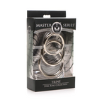 MS Trine Steel Ring Set
