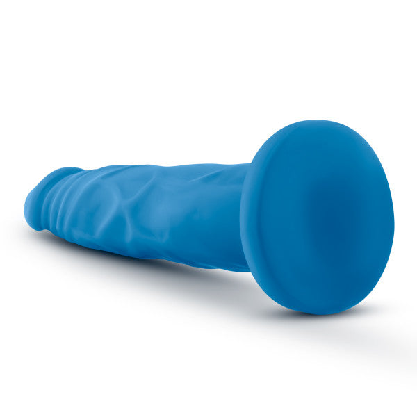 Neo - 7.5 Inch Dual Density Cock - Neon Blue