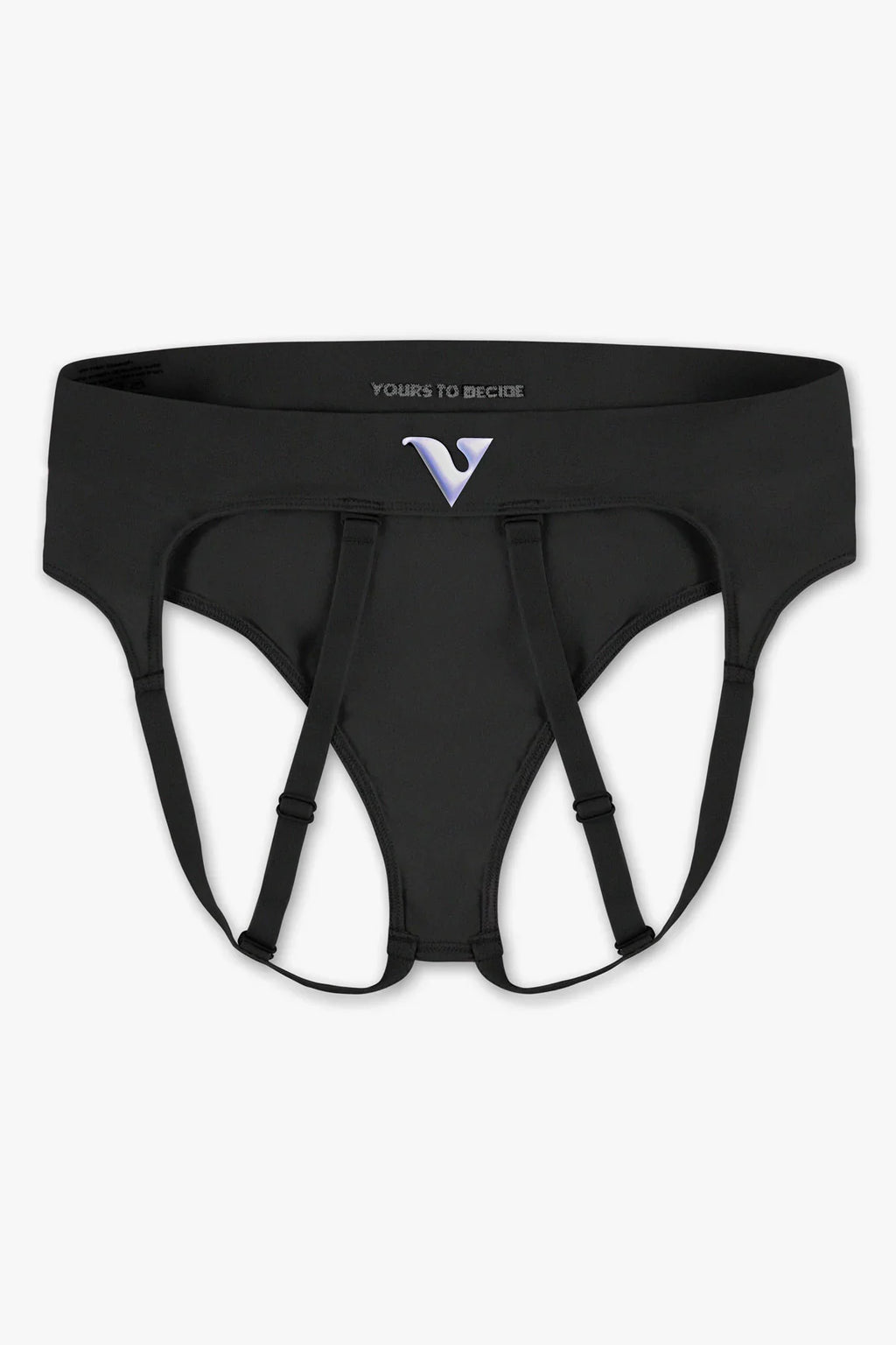 Womens Large - JockVStrap Sheer Briefs - Black