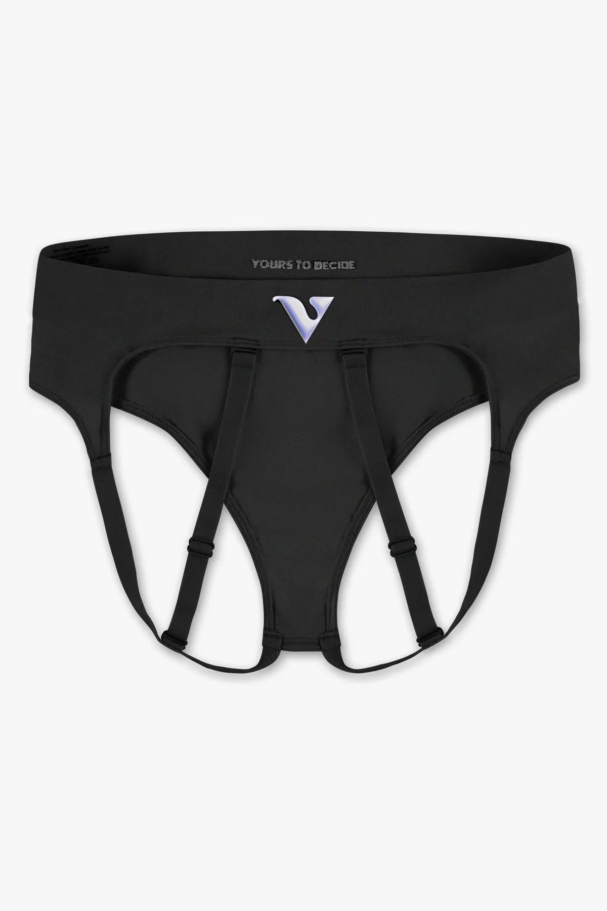 Womens Large - JockVStrap Sheer Briefs - Black