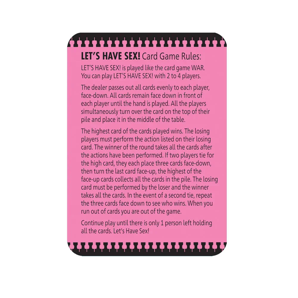 Let’s Have Sex - Sexy War Card Game