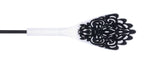 Lace Silicone Crop - Black