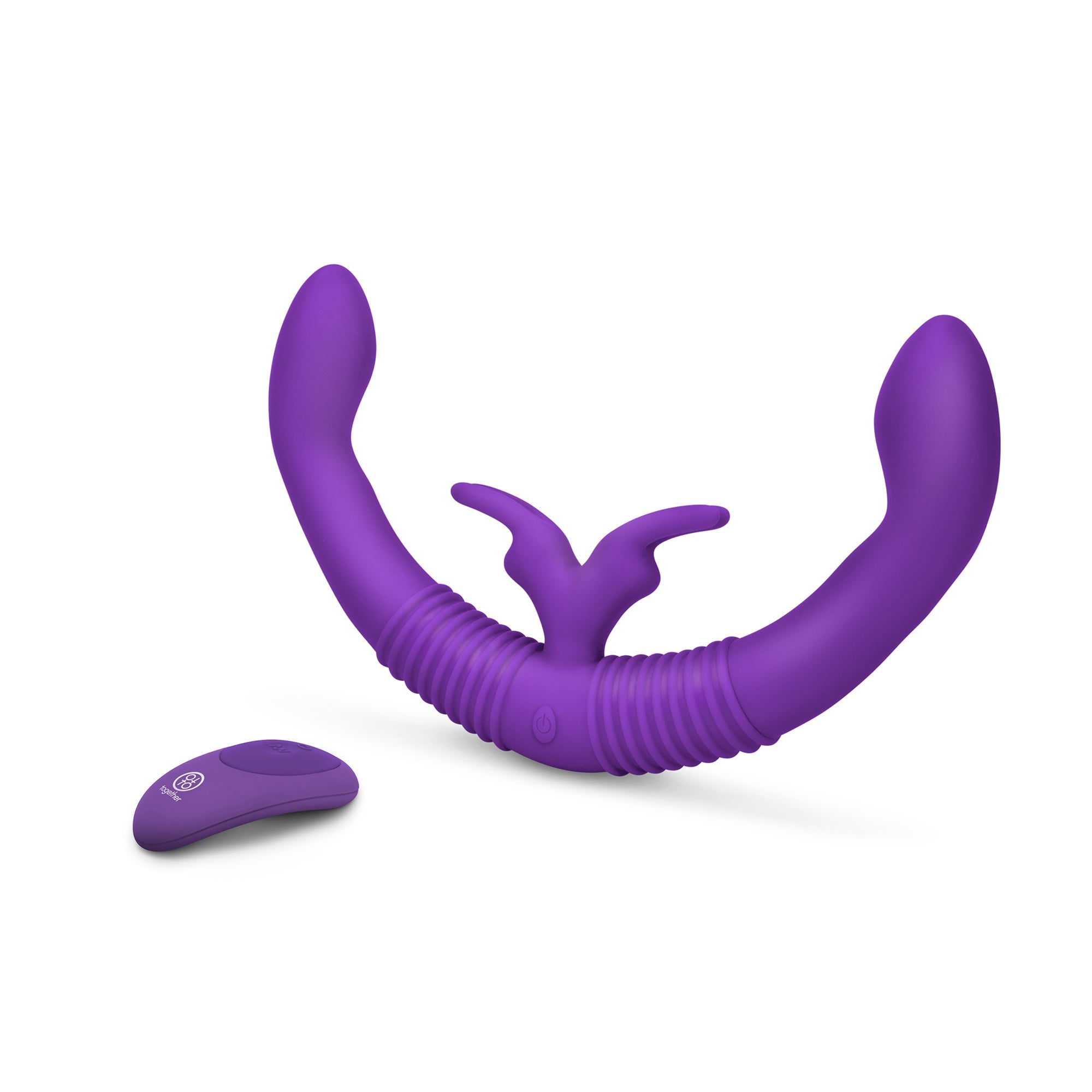 Together Couple's Dual Rabbit Vibrator with Remote Control