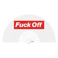 Fuck Off Fan - glittery white