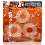 BONEMAKER 3-pack boner cockring kit - CLEAR
