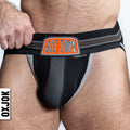 BULGER, the big pouch jock, BLACK IRON, X-LARGE