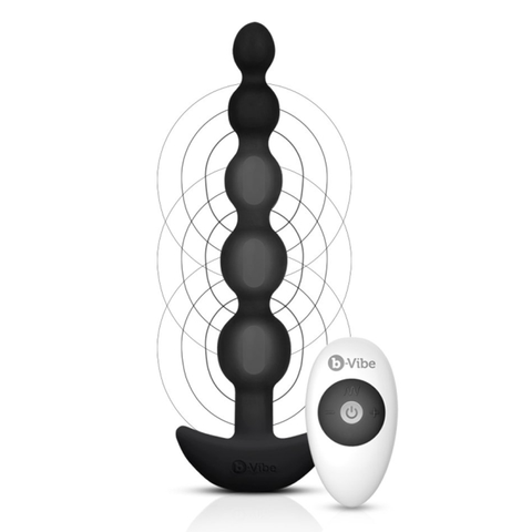 CINCO ANAL BEADS | BLACK WITH REMOTE CONTROL