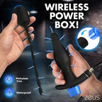Inflatable Anal Plug & Urethral Sound E-Stim Kit w/remote