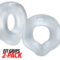 FIT GRIPS 2-pack ergo-fit cockrings CLEAR/CLEAR