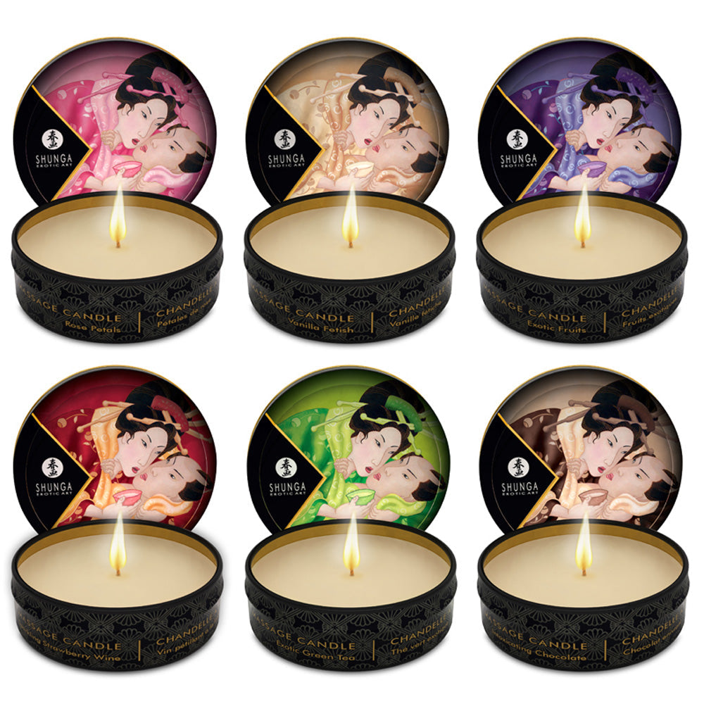 Mini Massage Candle 30 ml / 1 oz - Display with 24 small candles
