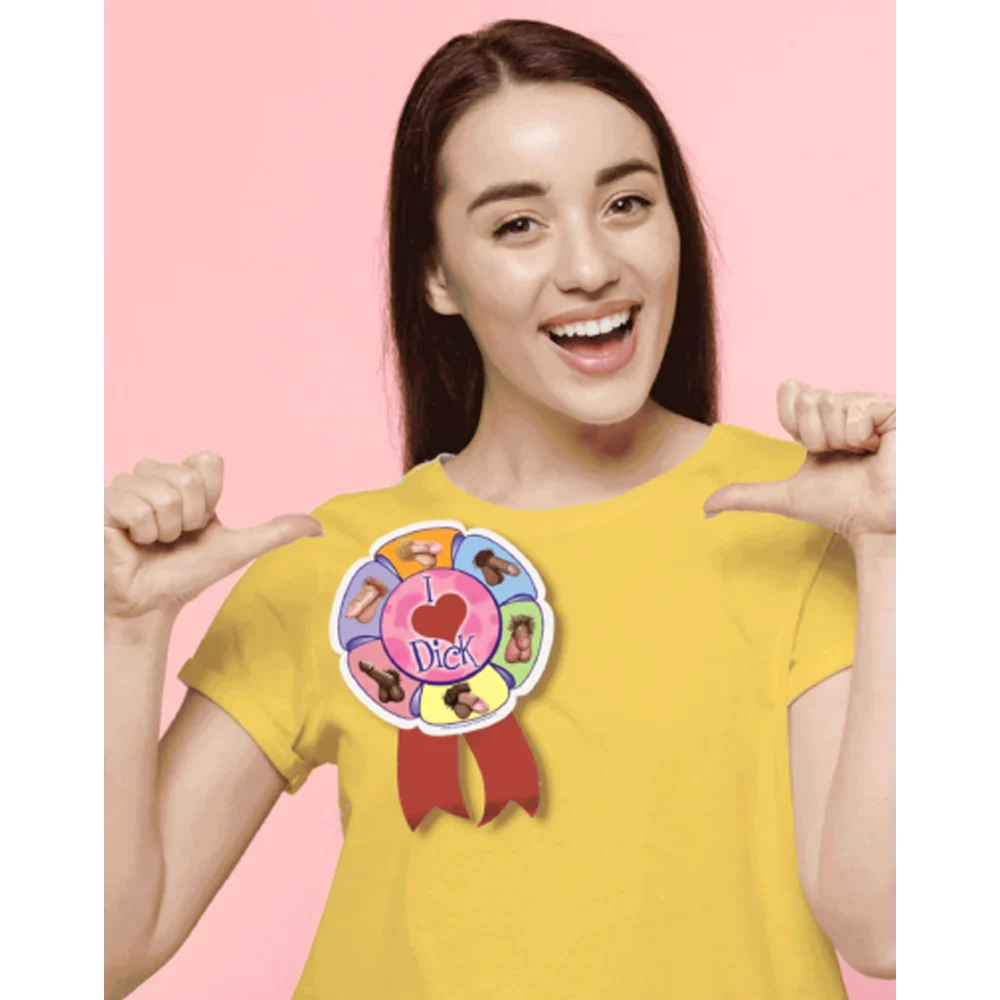 I Love Dick - Large Party Ribbon