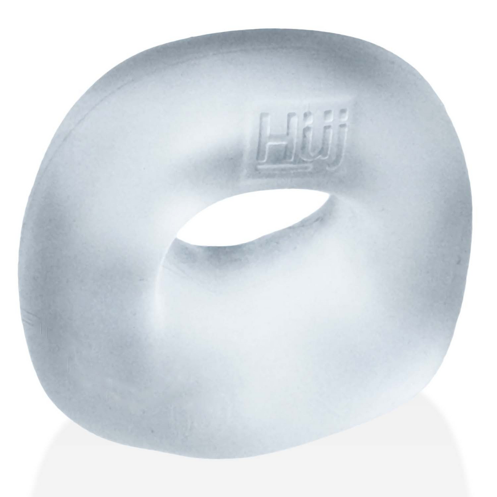 FIT BULGE hung-style cockring CLEAR STEAM