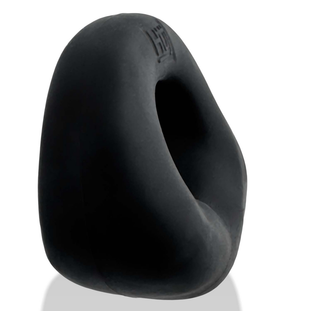FIT BULGE hung-style cockring BLACK FOG