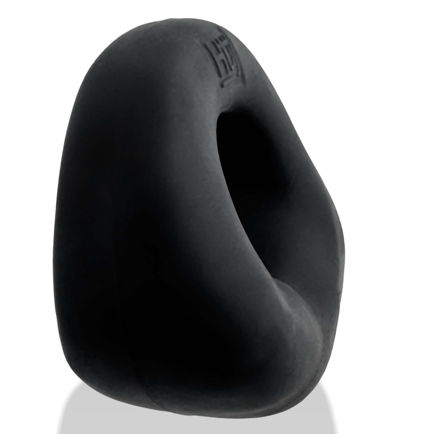 FIT BULGE hung-style cockring BLACK FOG