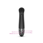 Mystim Right on Ron eStimVibrator, Black