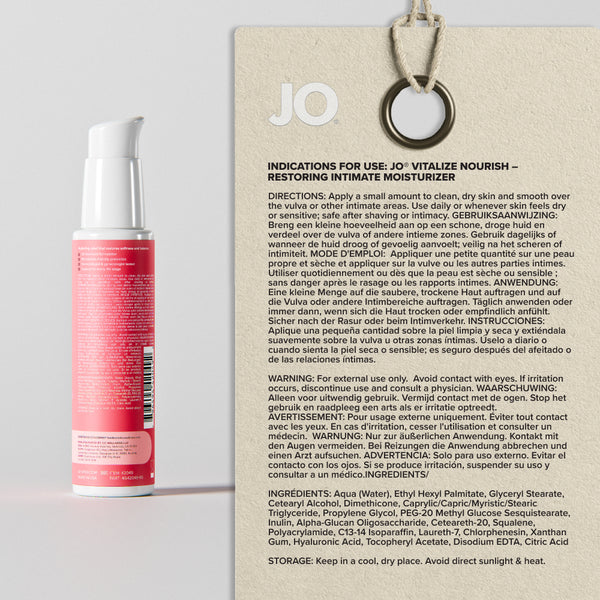 Jo Lubricants Jo Vitalize - Nourish Restoring Moisturizer - 2Oz/60Ml