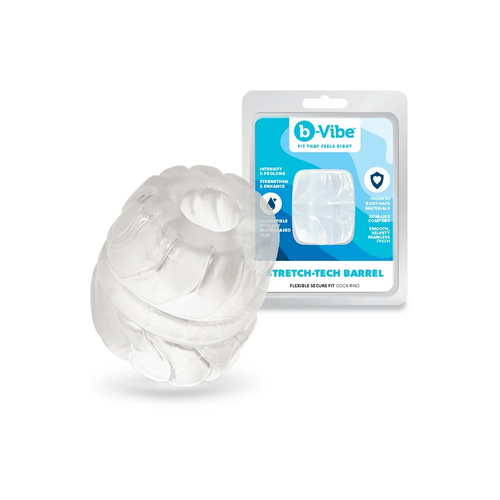 b-Vibe Stretch-Tech Barrel Ultra Stretchy Cock Ring