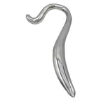 Stainless Steel Hollow Curved Wand In Case