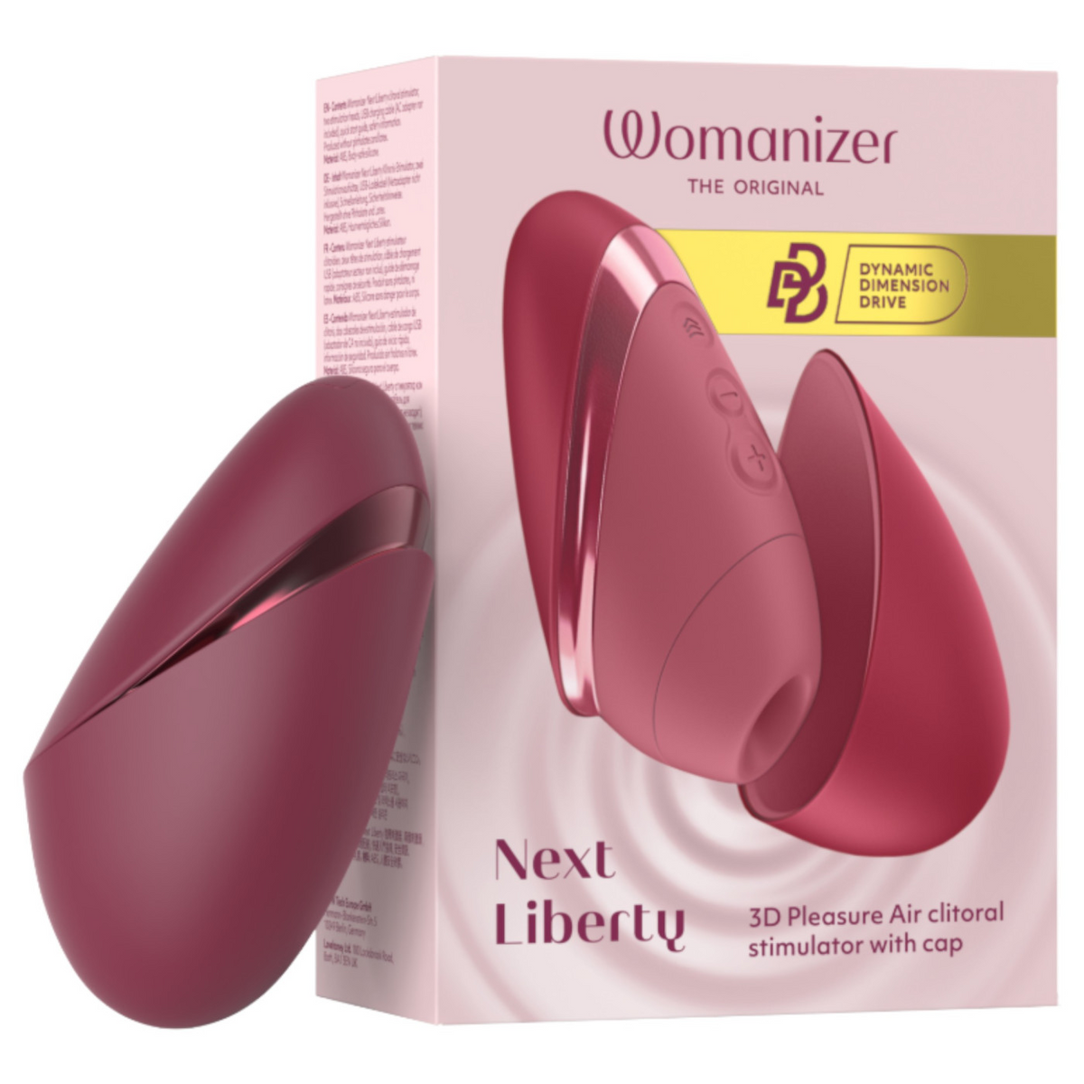 Womanizer Next Liberty Air-Pulse Clitoral Stimulator – Red