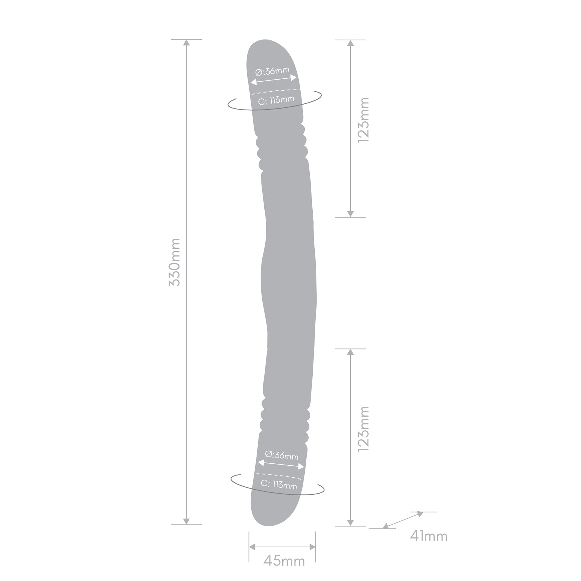 Double Delight Rechargeable Double-Ended Vibrator