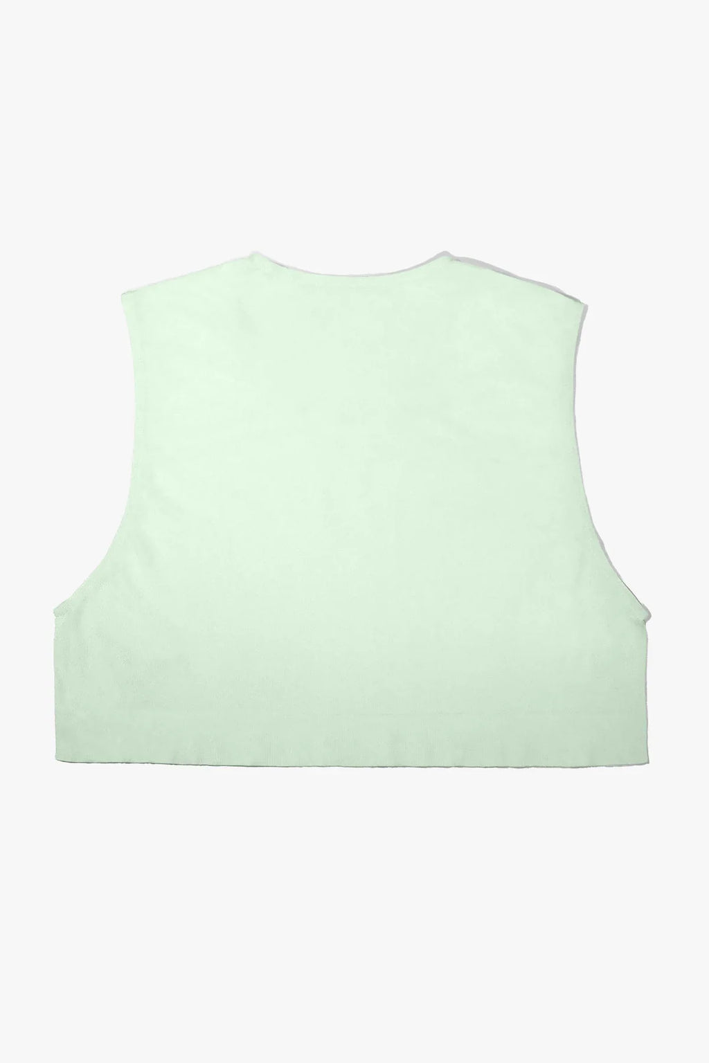 Unisex Small - Mini Crop Top Sheer - Mint