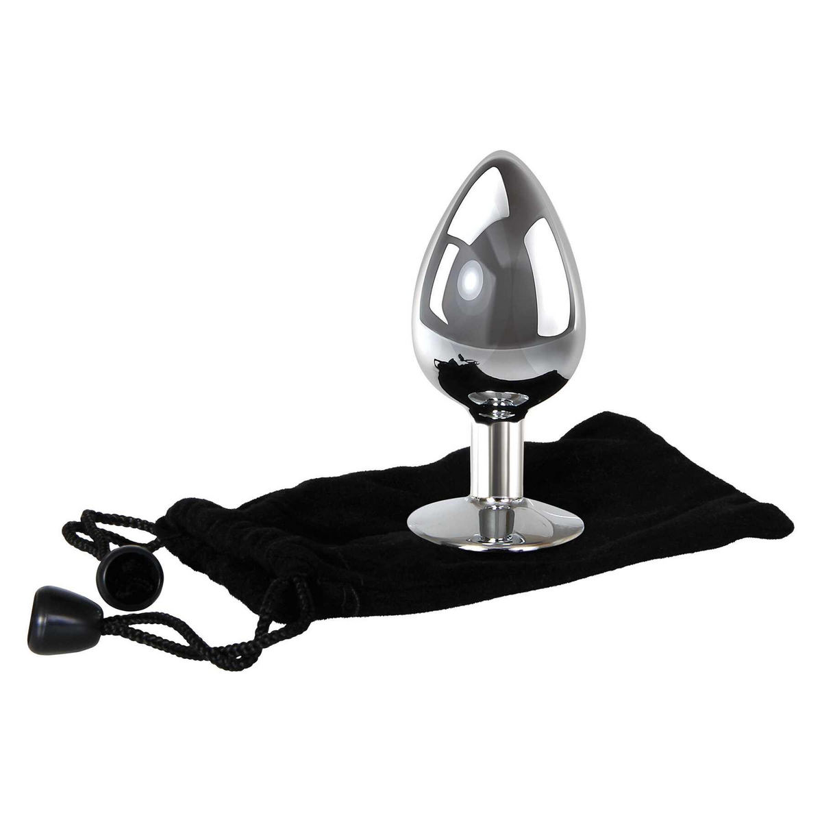 Adam & Eve Clear Gem Anal Plug Large