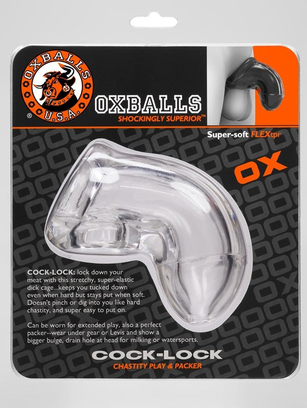 COCK-LOCK, chastity - CLEAR