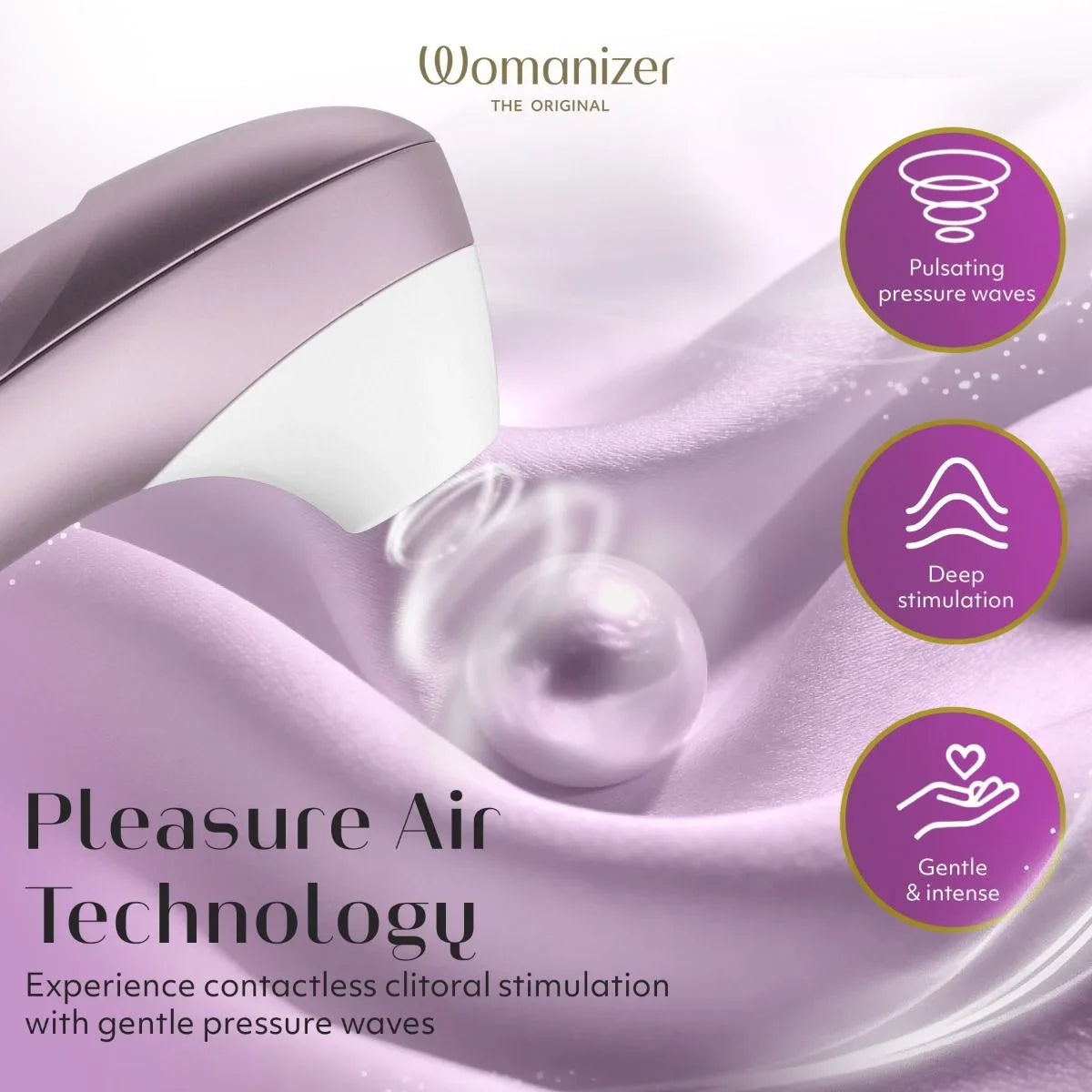 Womanizer Pro Clitoral Stimulator - Lilac