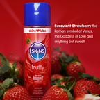 Skins Strawberry Water Based Lubricant 4.4 fl oz