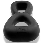 BOOMERANG double-ring cockring & nut-tugger BLACK FOG