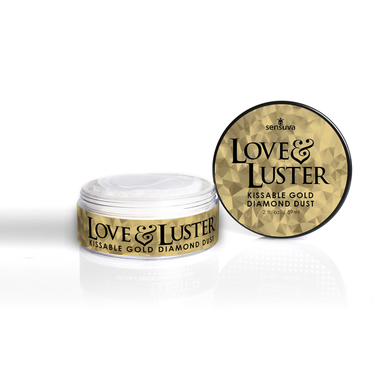 Love & Luster Kissable (GOLD) Diamond Dust 2 fl.oz. (59ml) Jar